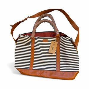 Baosha black & brown trave bag